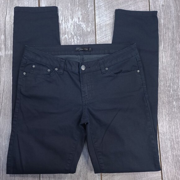 Prana Jeans Women Size 6 Kara Blue Skinny Low Rise Stretch - Picture 4 of 9